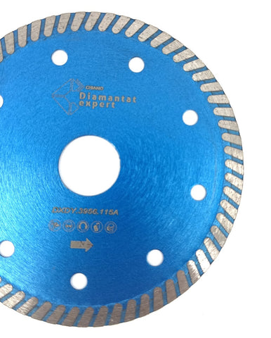 Disc DiamantatExpert pt. Gresie ft. dura portelanata, Granit - Turbo 125x22.2 (mm) Premium - DXDY.3956.125