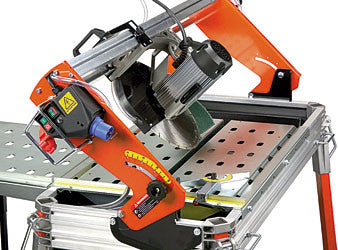 Masina de taiat placi, materiale de constructii 150cm, 2.2kW, PRIME 150S cu laser si roti - Battipav-91501