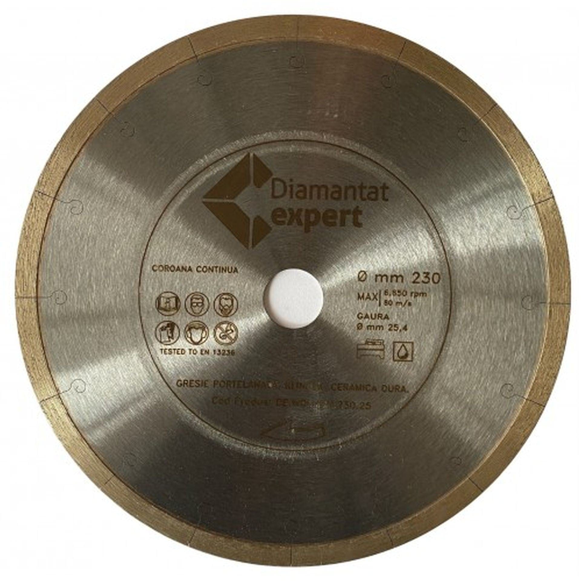 Disc diamantat DXWD.MSU.180.25 pt. portelan dur, placi ceramice dure 180 mm Ultra Premium
