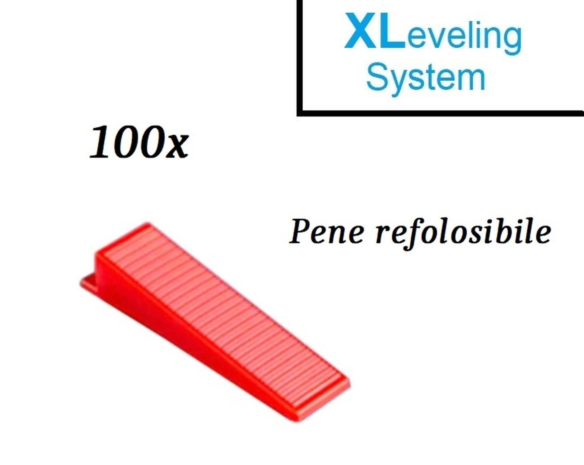 Pene nivelare XLeveling refolosibile - 100 buc