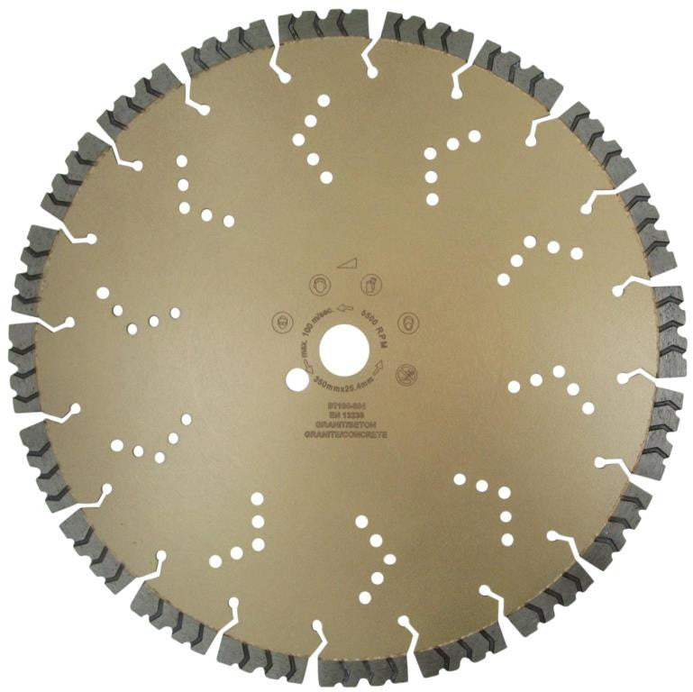 Disc DiamantatExpert pt. Beton armat extrem de dur & piatra - Super Premium - DXDY.2040.125